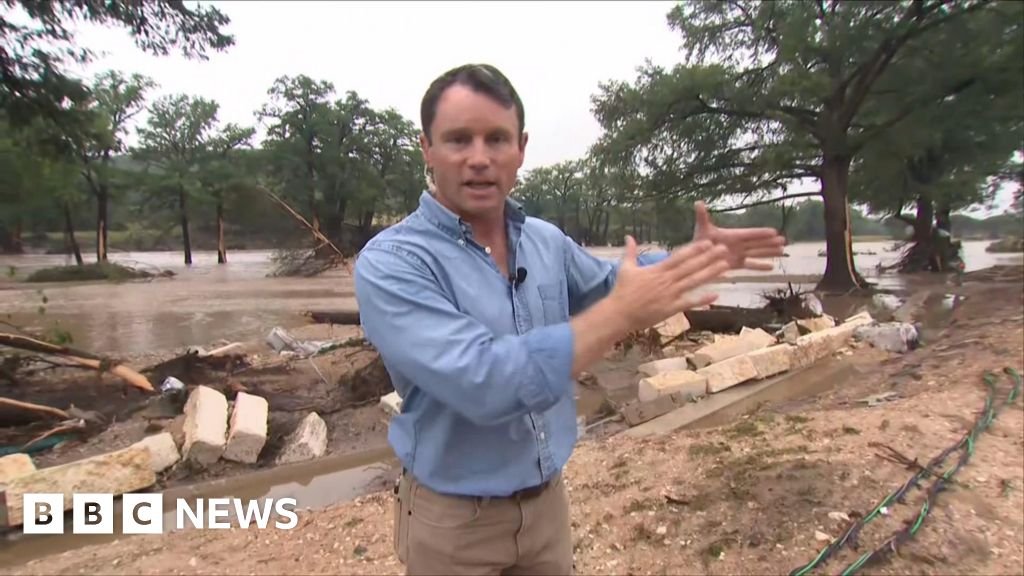 Holiday park wiped out by Texas floods